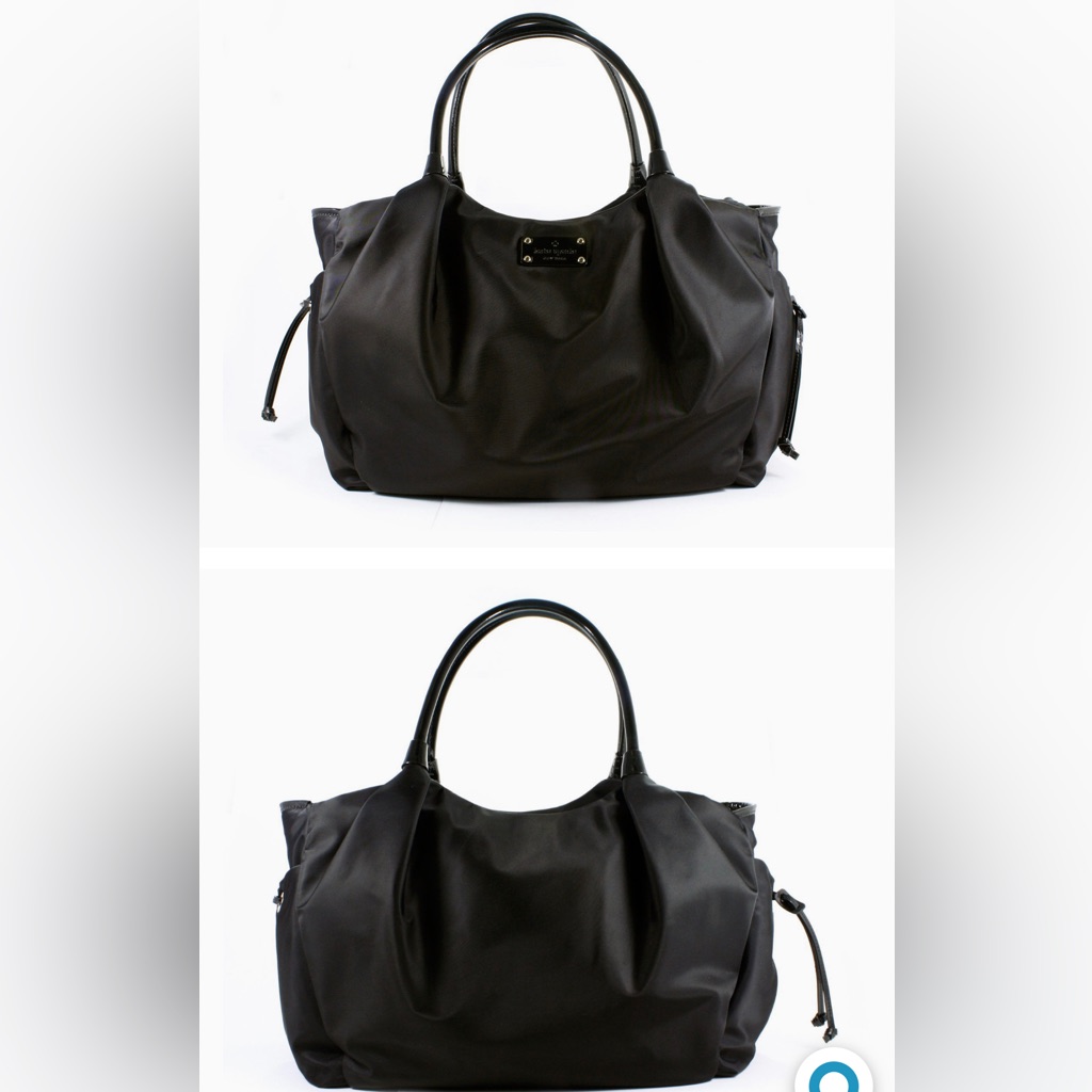 Kate Spade New York Stevie Diaper / Baby Bag In Black